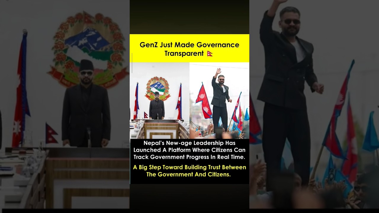 GenZ just made governance transparent in nepal #nepal #shorts