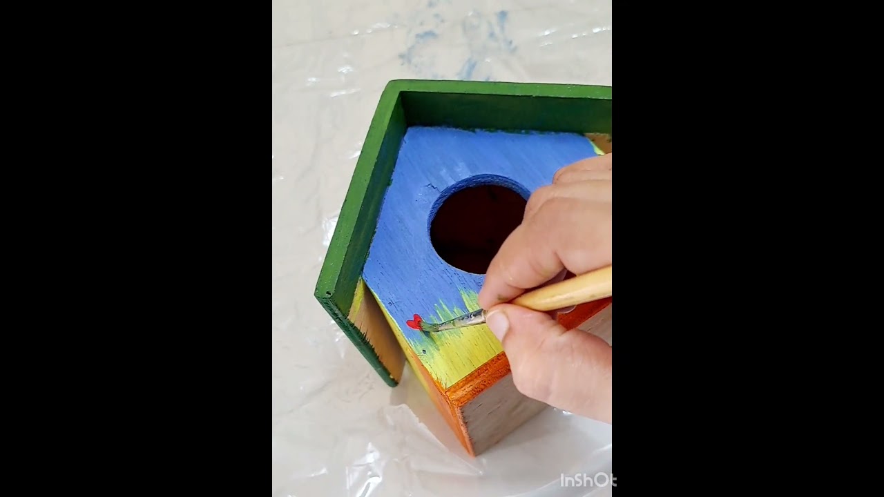 Bird House painting 