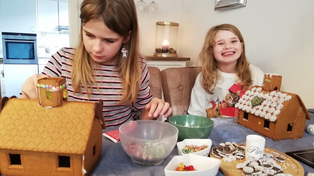 SØNDAGS VLOG☀️Hvem laver det fineste BRUNKAGEHUS🏚️🥨🍡🍫🍬❓