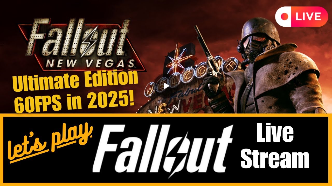 Fallout New Vegas Ultimate Edition NEW Playthrough 2025 | Livestream