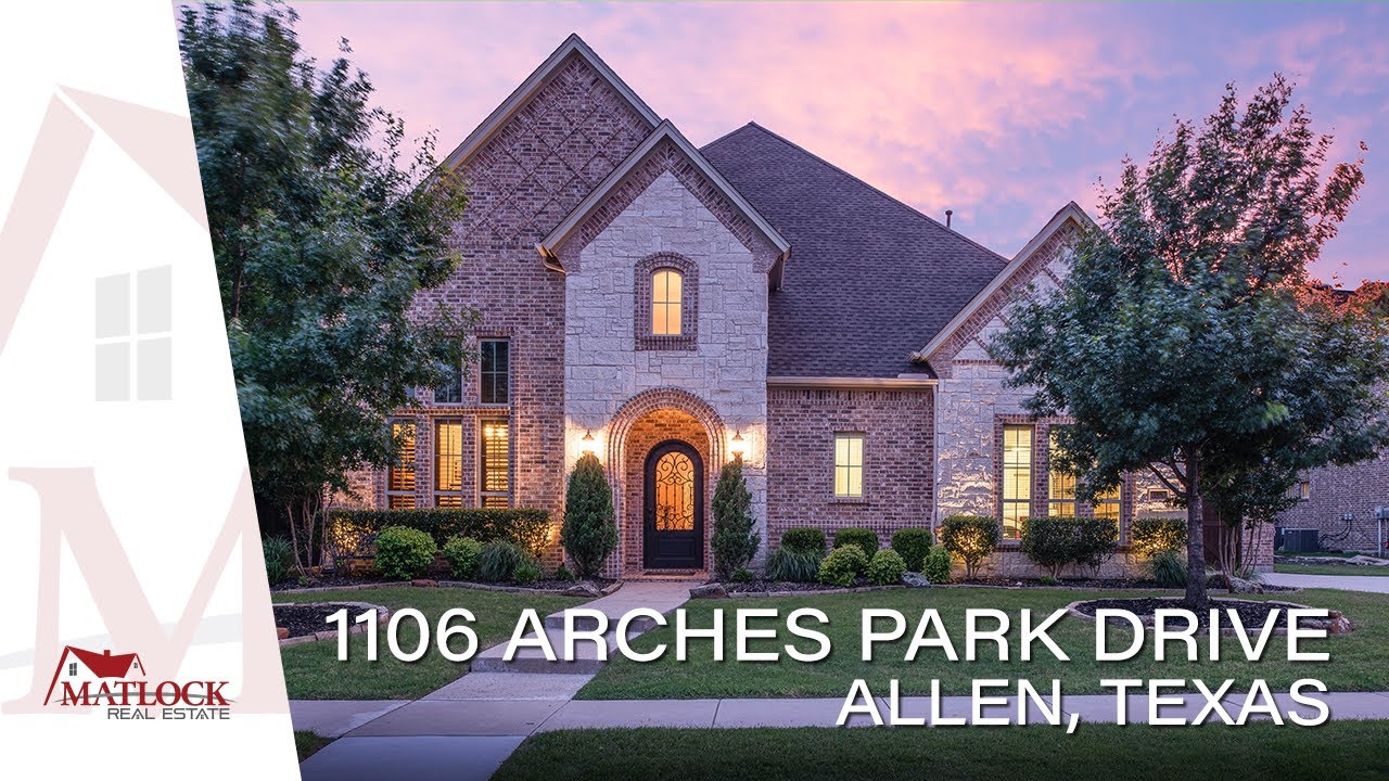 1106 Arches Park Drive, Allen, Texas - Luxury Homes for Sale in Allen ISD - Shot in Stunning 4K!