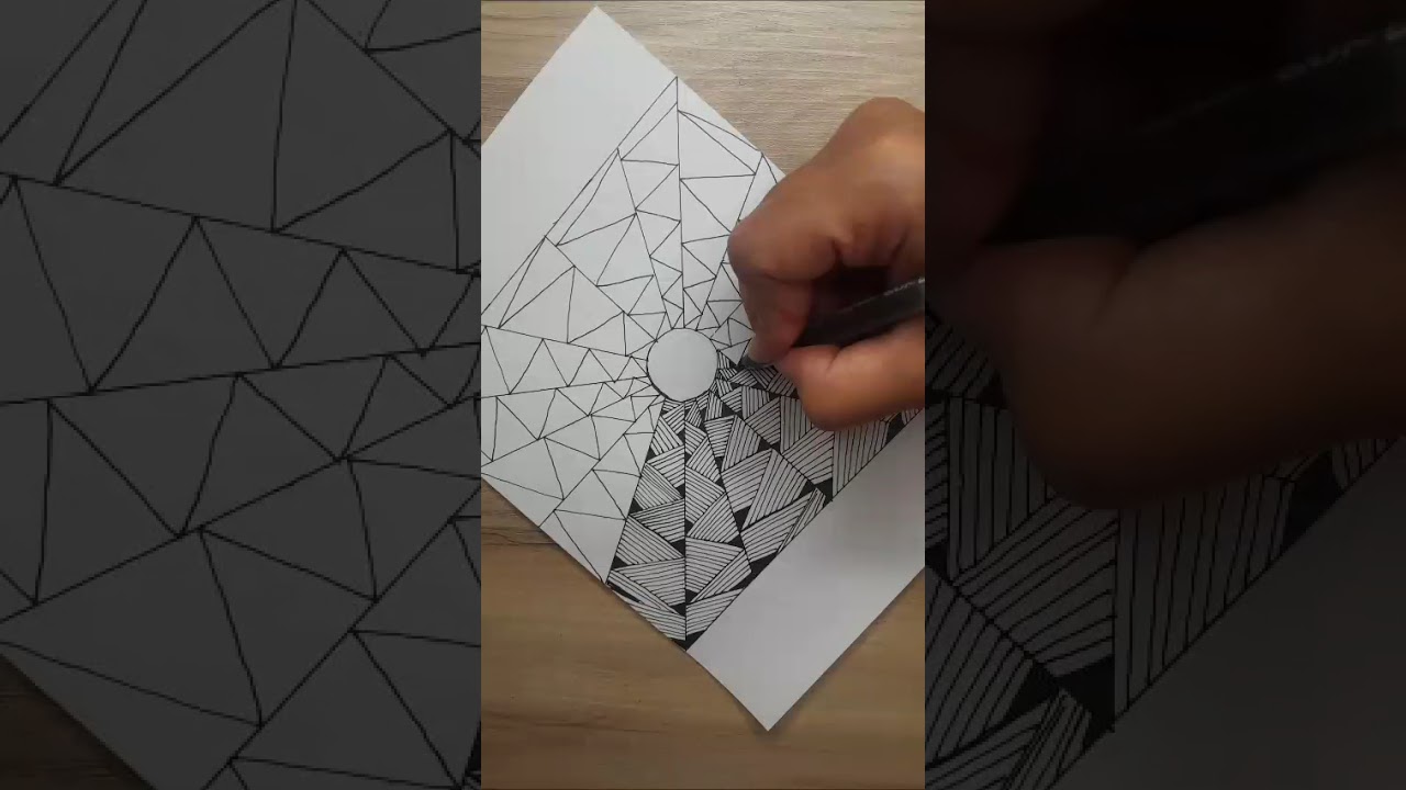 365/81day.#relaxingdrawing #zentanglelegend #doodle #sketch #artist #easydrawing #easydrawing #art