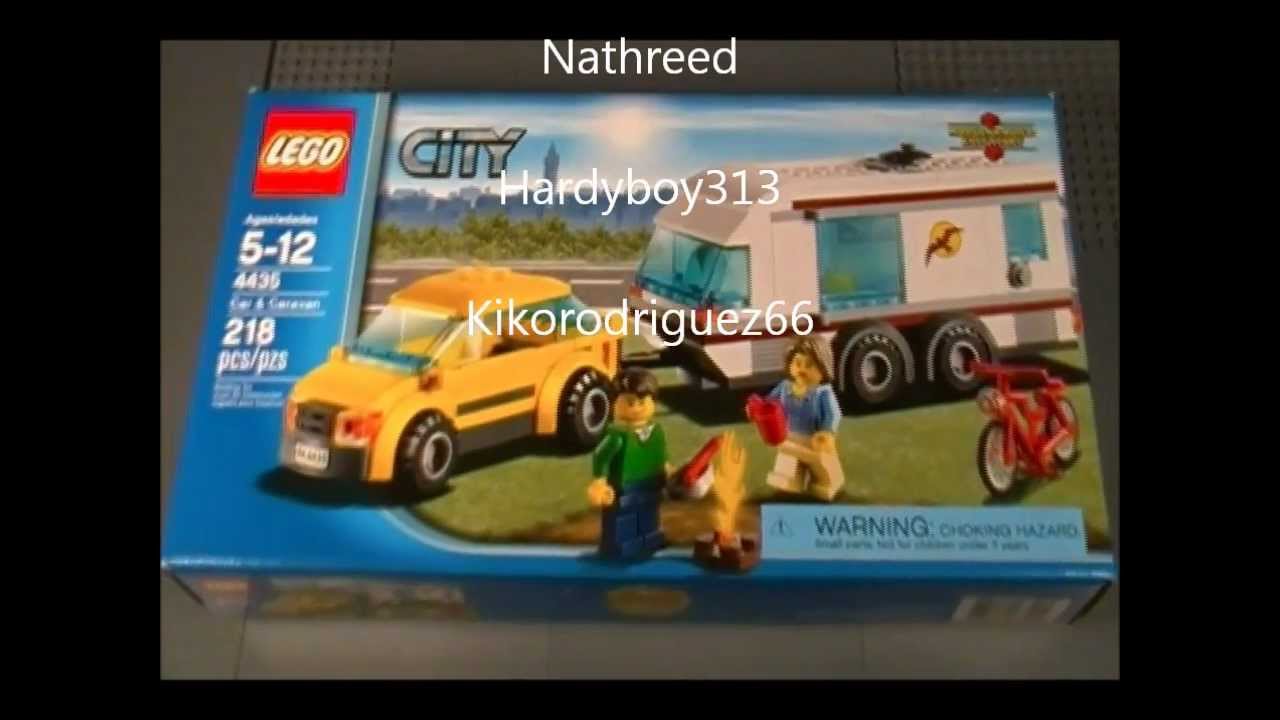 Lego 4435 Review Car & Caravan City