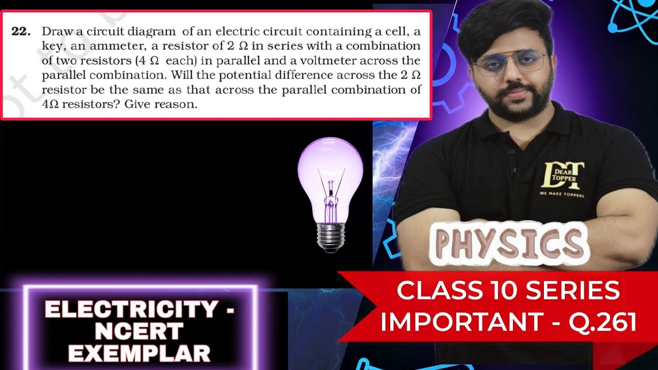Draw a circuit diagram of an electric circuit containing a cell, a key, an ammeter, a resistor of 2