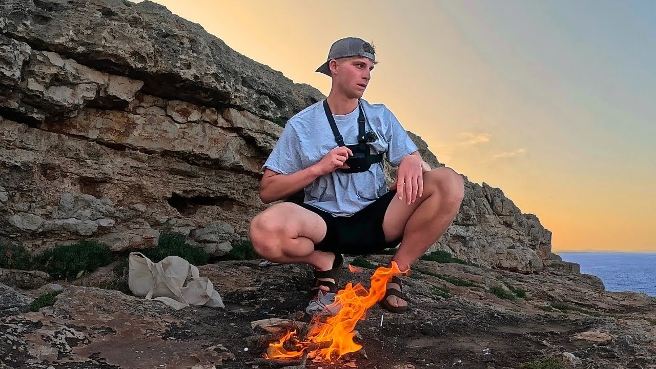 4 TAGE auf MALLE ohne Unterkunft angeln und ESSEN was wir fangen🔥 🔪