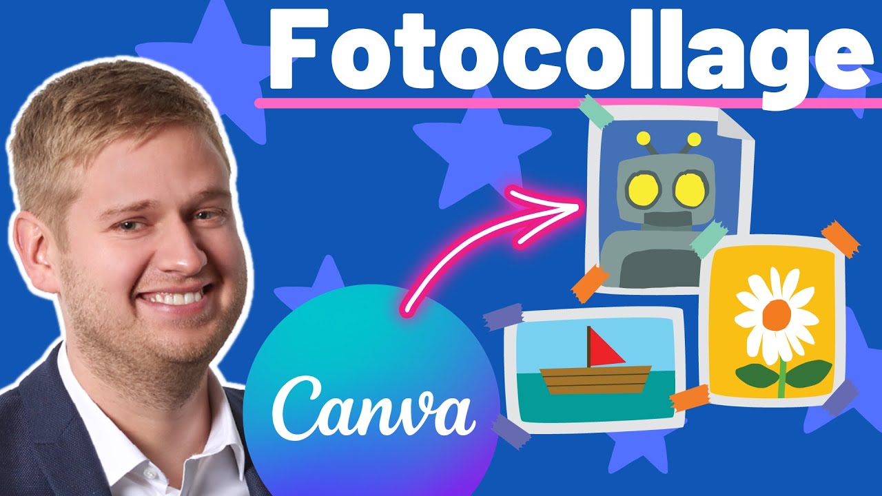 Fotocollage erstellen in Canva 🎨 So erstellst du atemberaubende Fotocollagen wie ein Profi! 🌈