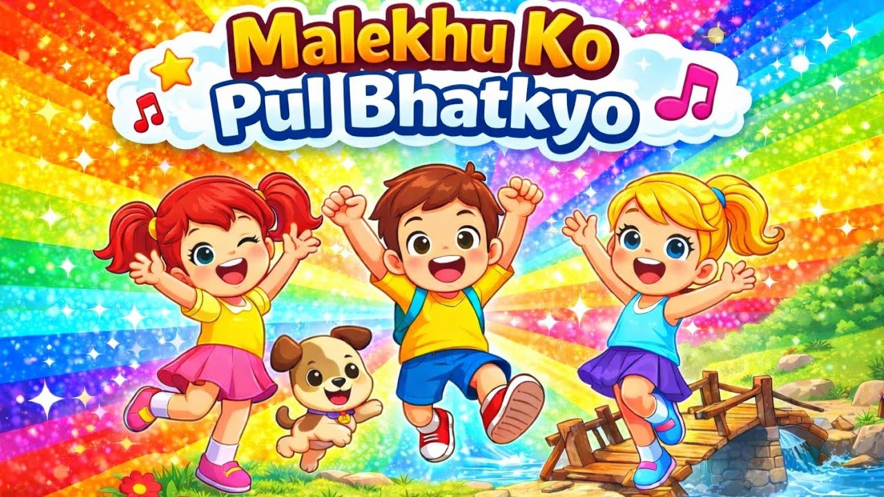 Malekhu Ko Pul Bhatkyo | Nepali Kids Song | बाल गीत | Apreya Kids TV 🌈🎵