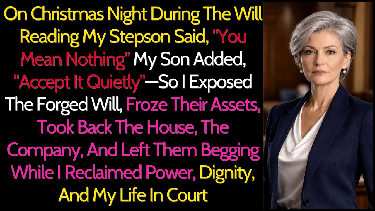 At The Will Reading My Stepson Said, 