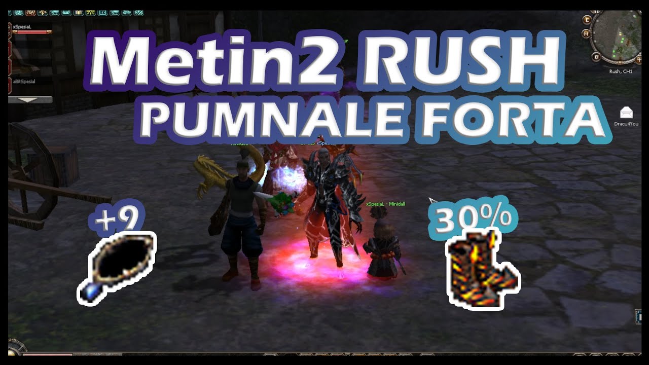 PUMNALE SUPERBE, ORISOANE, PAPUCI DE FOC pe Metin2 Rush