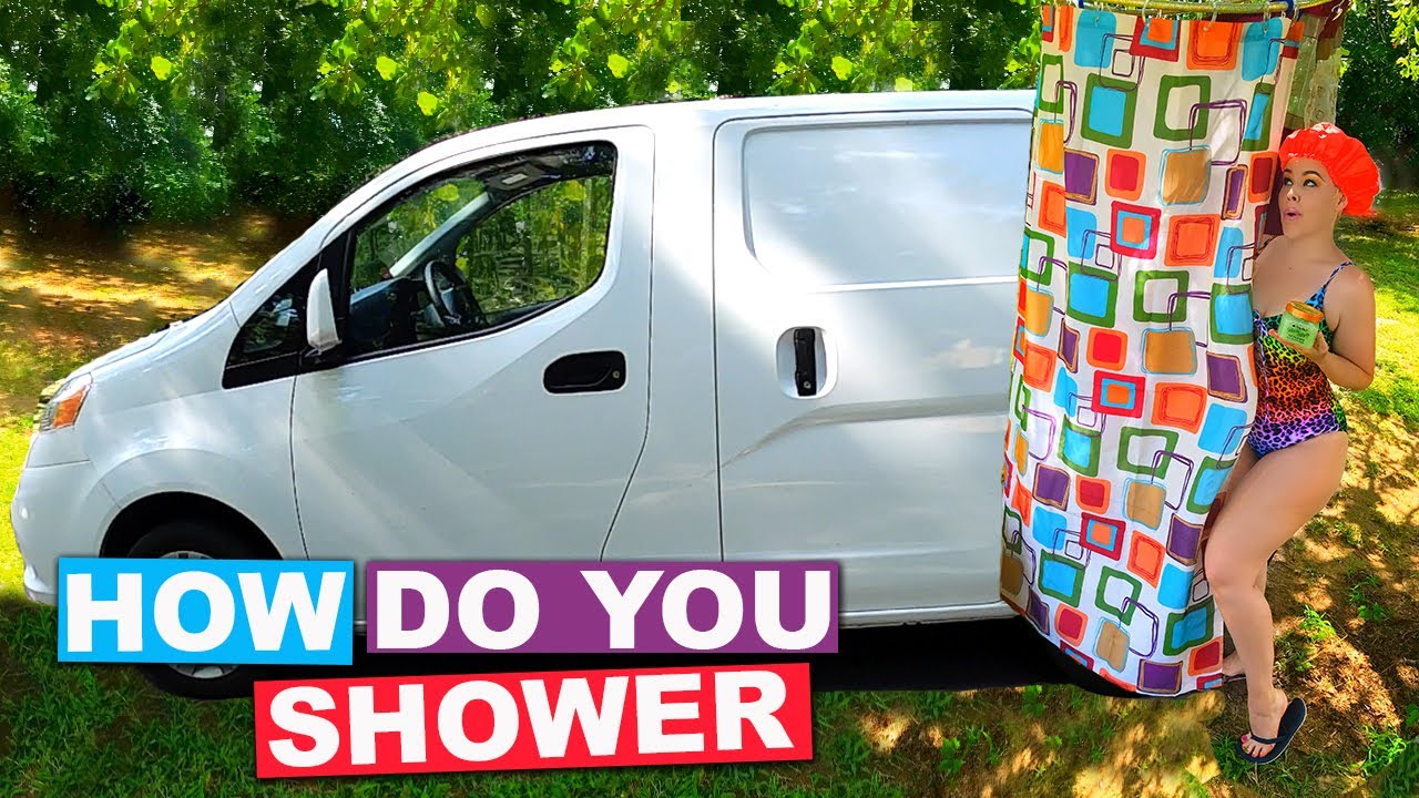 Van Life Showering | How I Keep Clean In Only 30 Square Feet | Tips For ALL Nomads