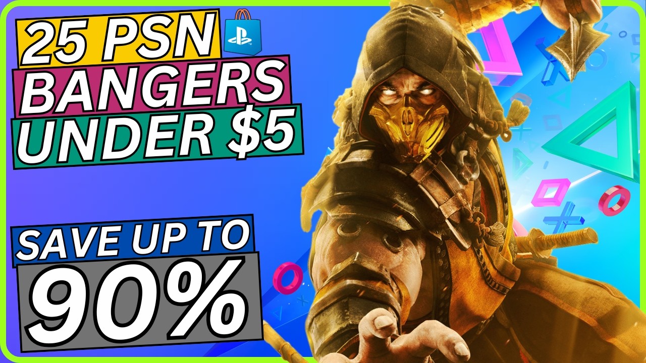 25 топовых игр до $5! Распродажа Days of Play в PSN 2026