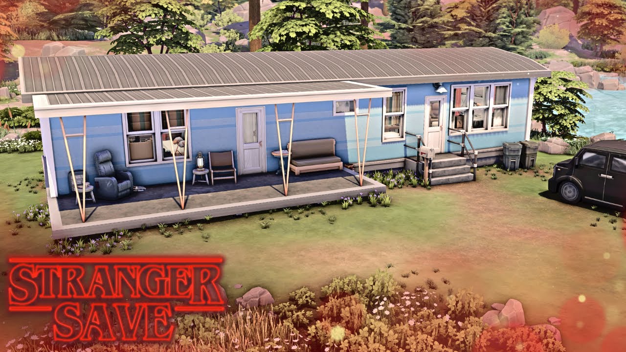 MUNSON'S TRAILER ✨ Stranger Save | The Sims 4 Speed Build | No CC