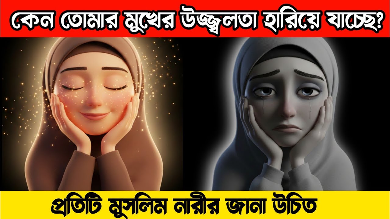 ৭টি গুনাহ নীরবে চেহারার নূর কেড়ে নেয়! প্রতিটি মুসলিম নারীর জানা জরুরি