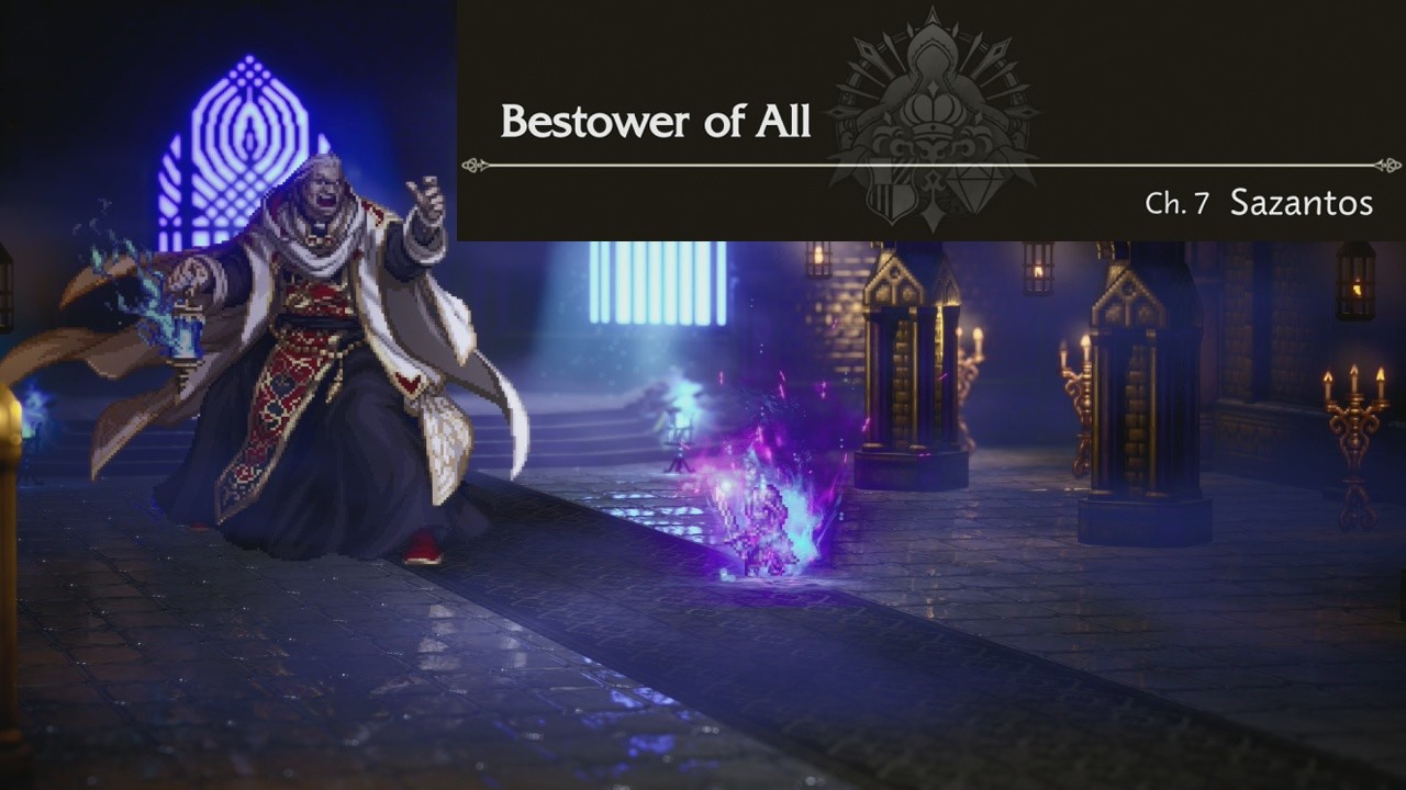Octopath Traveler 0 playthrough Part 92 Bestower of All CH.7 Boss Cardinal Teragraf