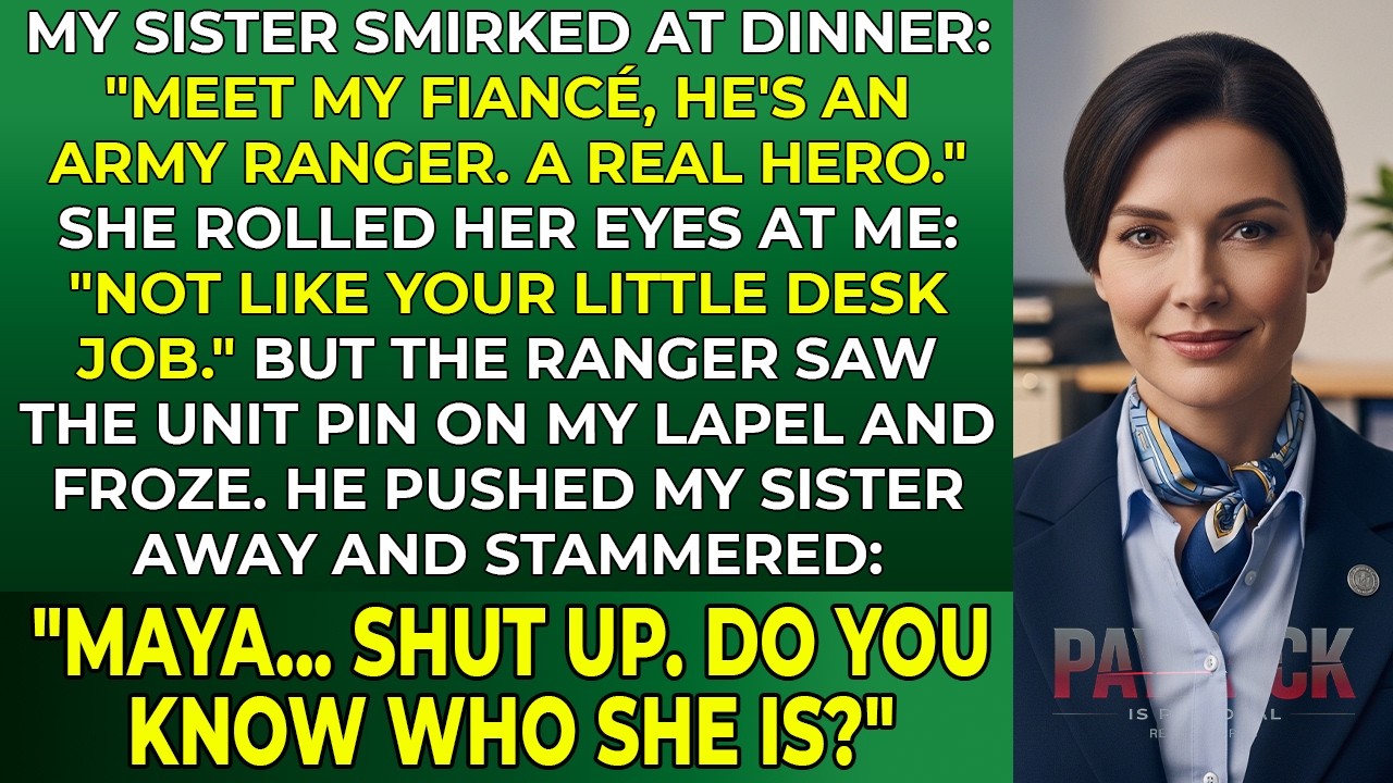“My Fiancé Is A Real Hero,” My Sister Bragged—Until He Saw My Unit Pin And Froze…
