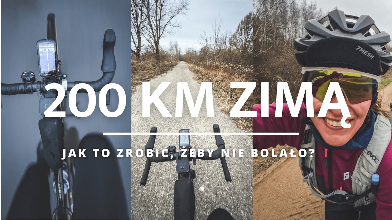 200 km na rowerze ZIMĄ:  Warszawa - Góry Świętokrzyskie. JAK zrobić to, żeby NIE BOLAŁO?