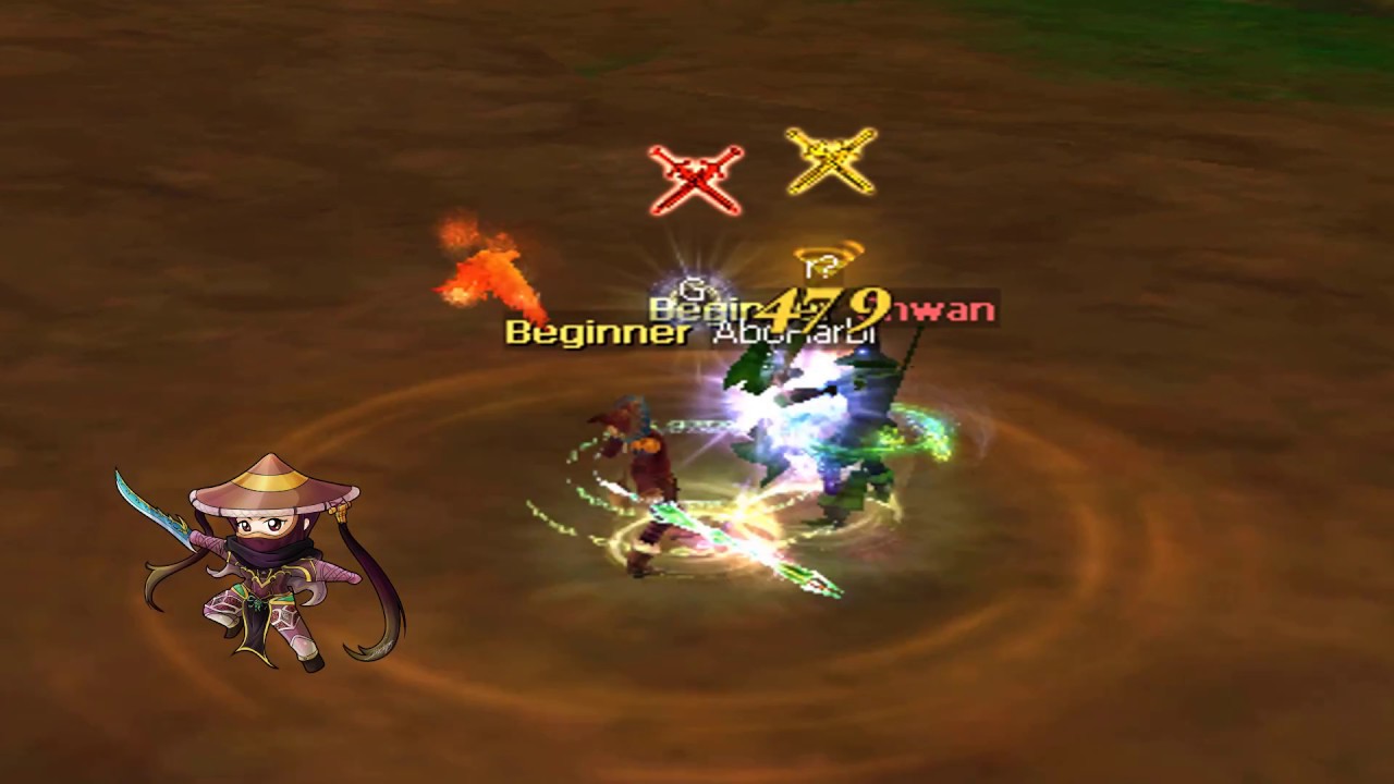 Silkroad Online Pvp Cap 100 Warrior Cleric Vs Bow Fire