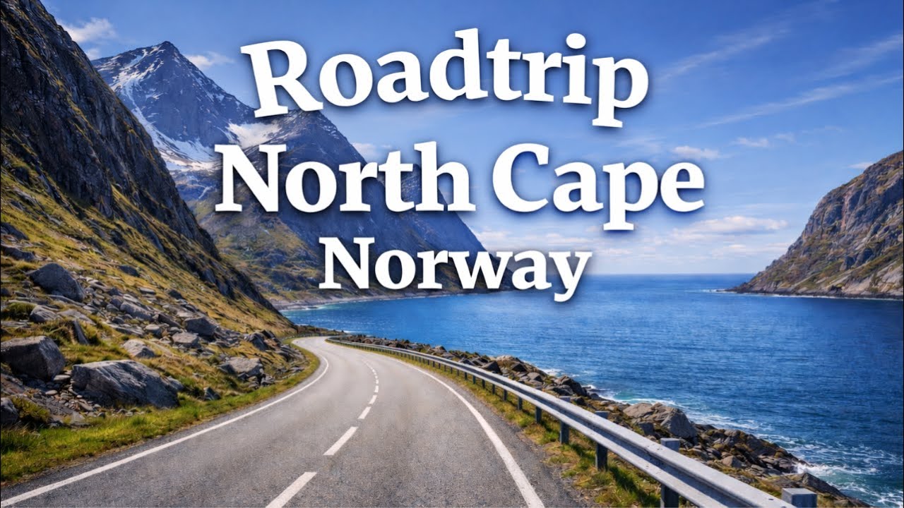 Roadtrip to North Cape – From Summer Heat to Arctic Cold (4K) (Music about 4 minutes)