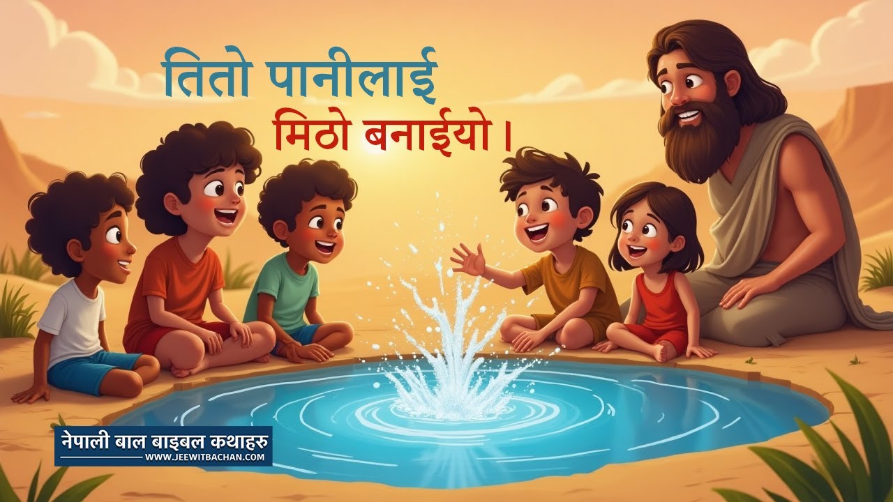 Bitter waters made sweet | तितो पानीलाई मिठो बनाईयो। Nepali Bible Story