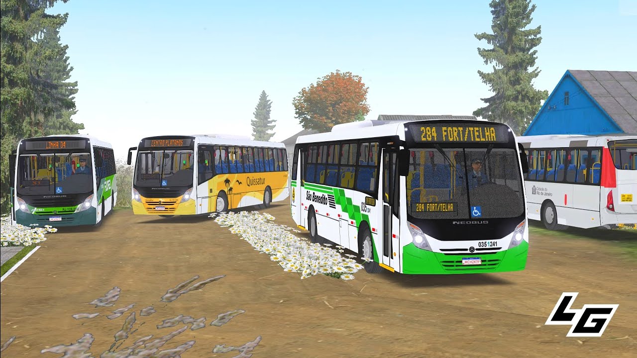 🔴[OMSI 2] Neobus Mega Plus OF-1721 BlueTec 5 +G27 | padrão RJ - Mapa Vale dos Platanos 2.0