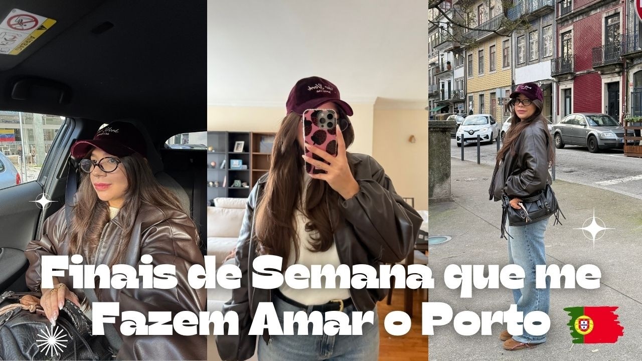 Um Final de Semana Comigo no Porto 🇵🇹 | Brunchs, Shoppings, Mercado e Mais!