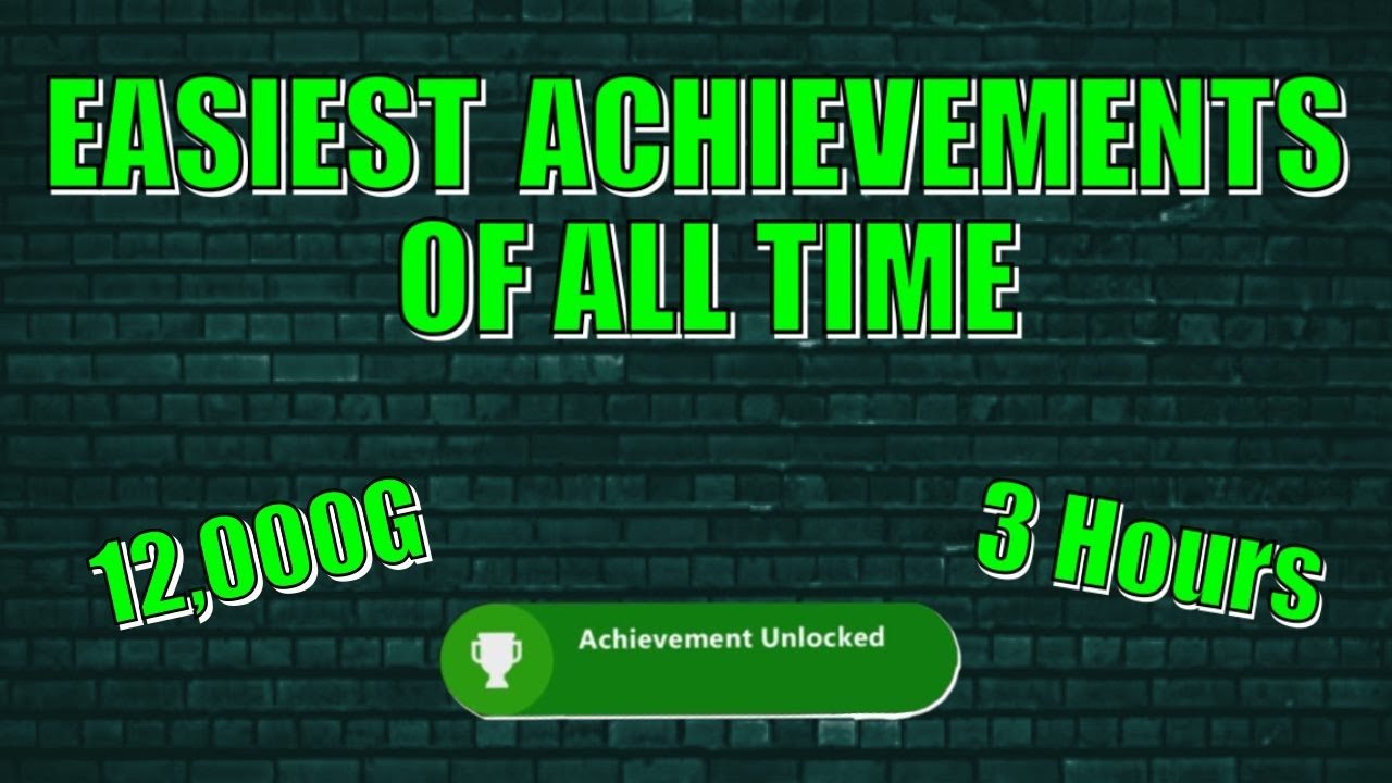 Easiest Achievements on Xbox One