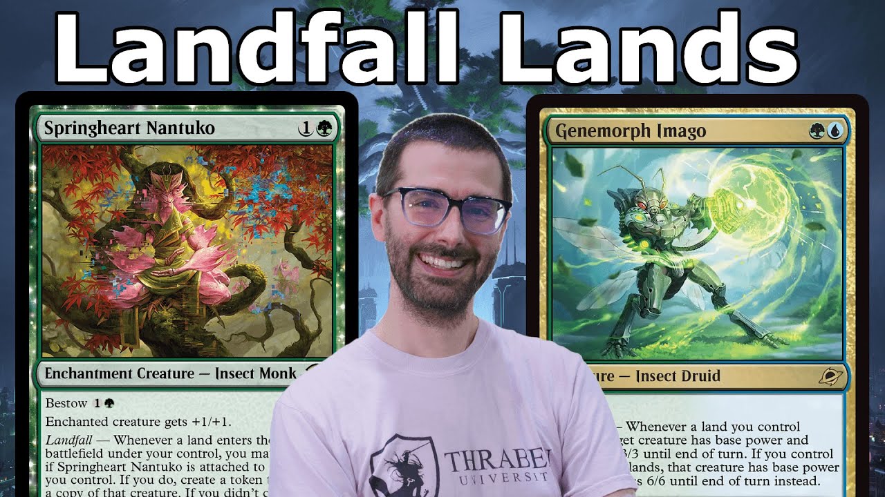 THE LANDS DECK GOES AGGRO!  Legacy Genemorph Imago Landfall Lands MTG