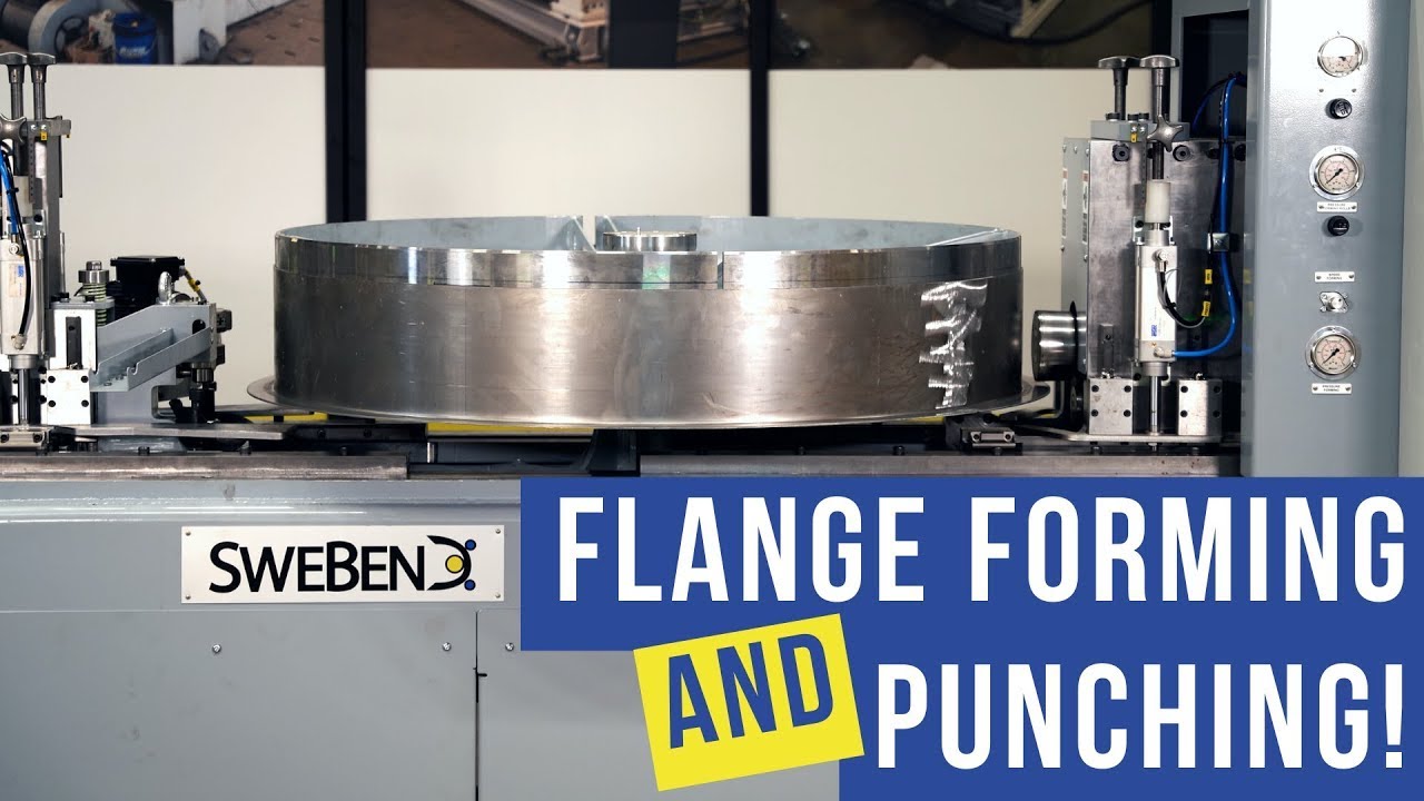 Revolutionizing Flange Fabrication with SweBend's Precision Forming and Punching Machine - FM2