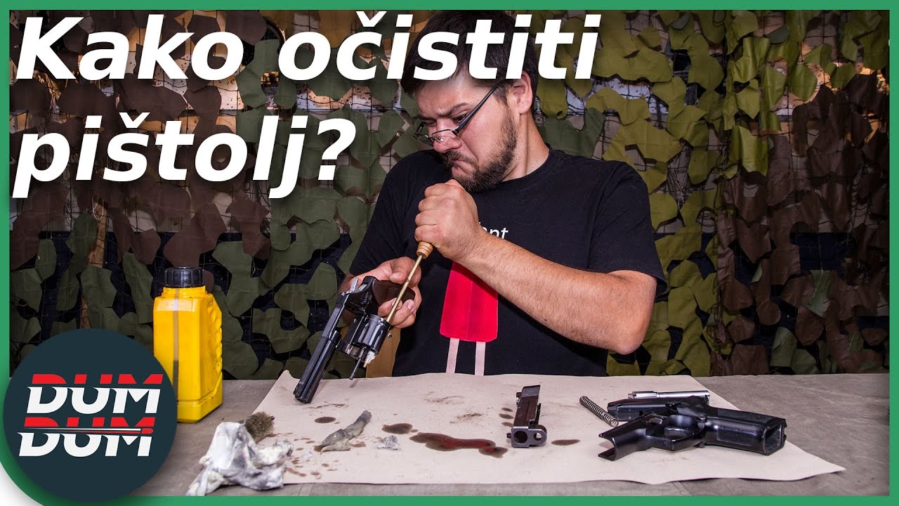 Osnovno čišćenje pištolja