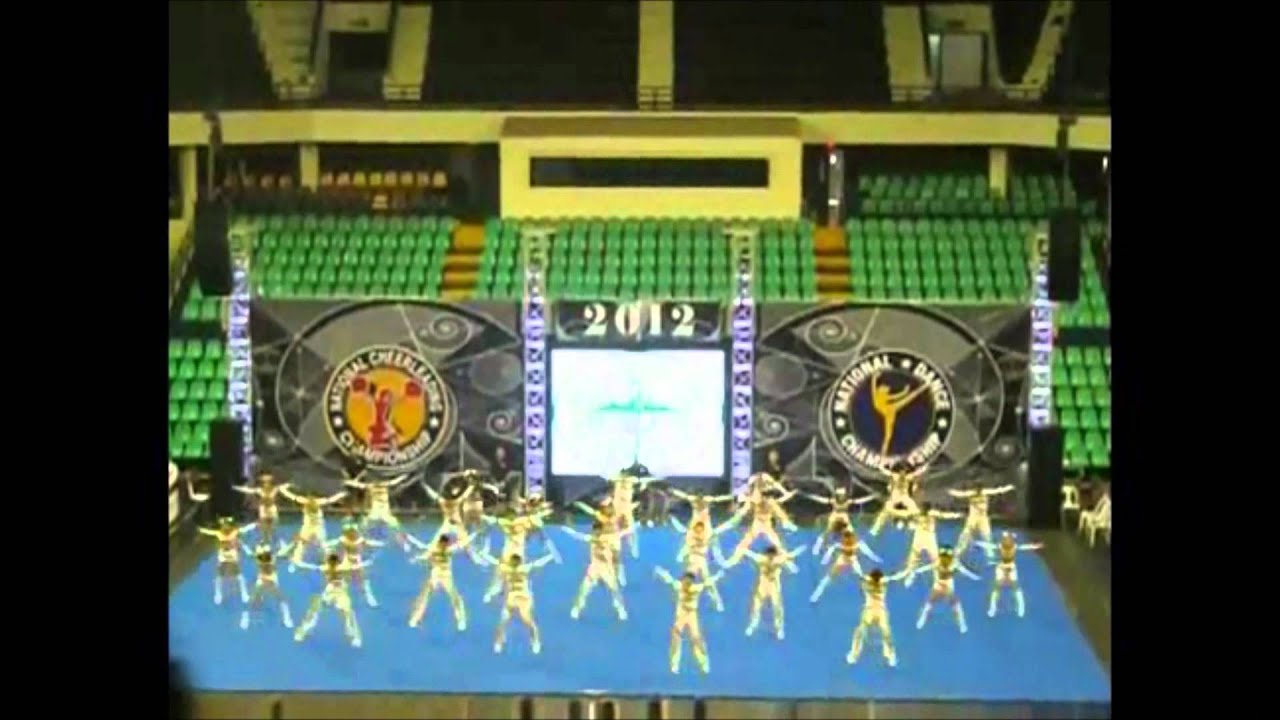 2012 NCC FINALS - SJA PANTHERS VARSITY CHEER w/ MUSIC