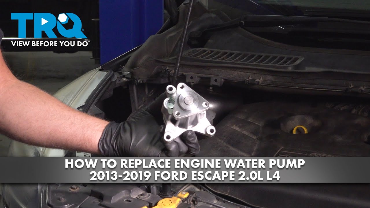 How to Replace Engine Water Pump 2013-2019 Ford Escape 2.0L L4