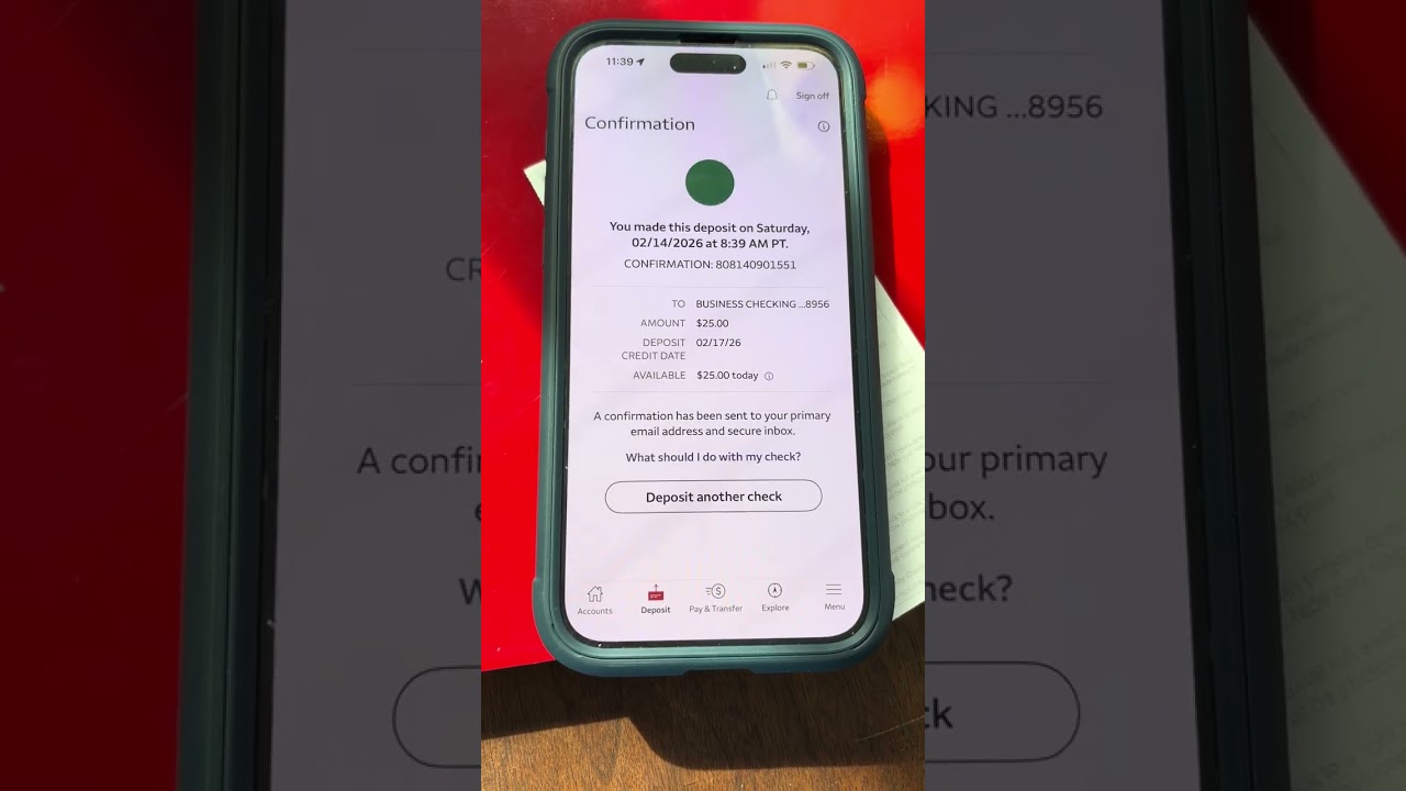 How to Remotely Deposit a Check