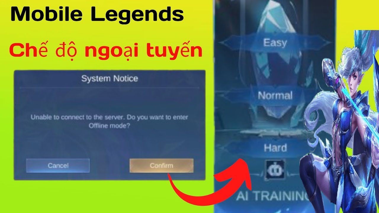 C&Aacute;CH CHƠI MOBILE LEGENDS OFFLINE C&aacute;ch bật Mobile Legends Offline