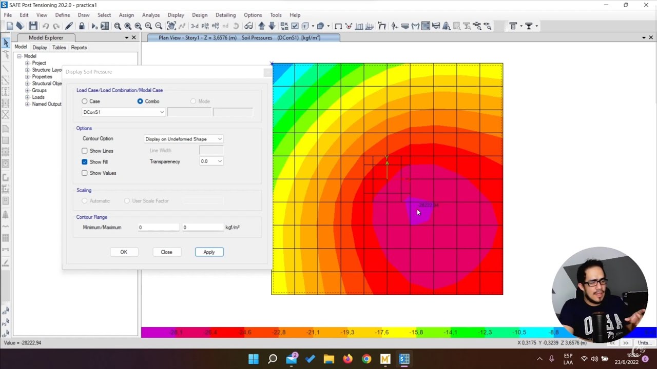 Diseño de una Zapata Aislada en el SAFE v.20 y MathCad