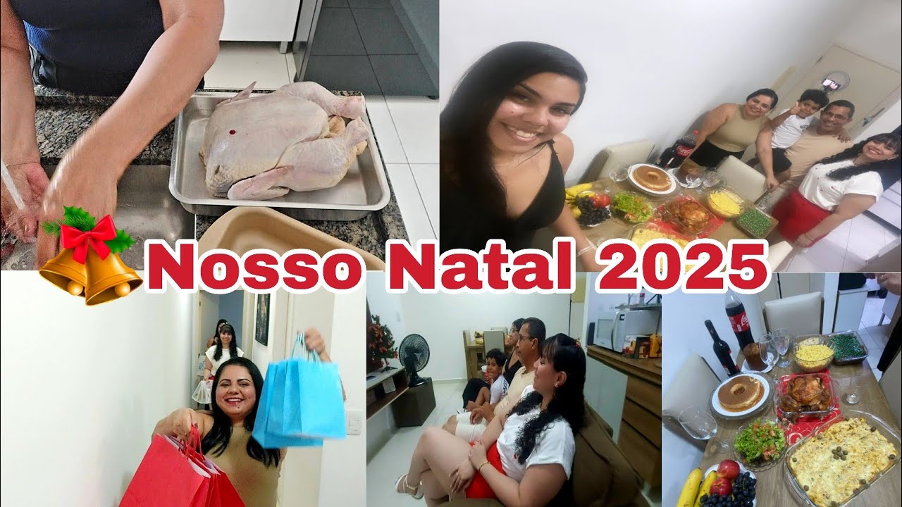 NOSSO NATAL EM FAMÍLIA // PREPARANDO A CEIA// FOI TUDO SIMPLES PORÉM LINDO 