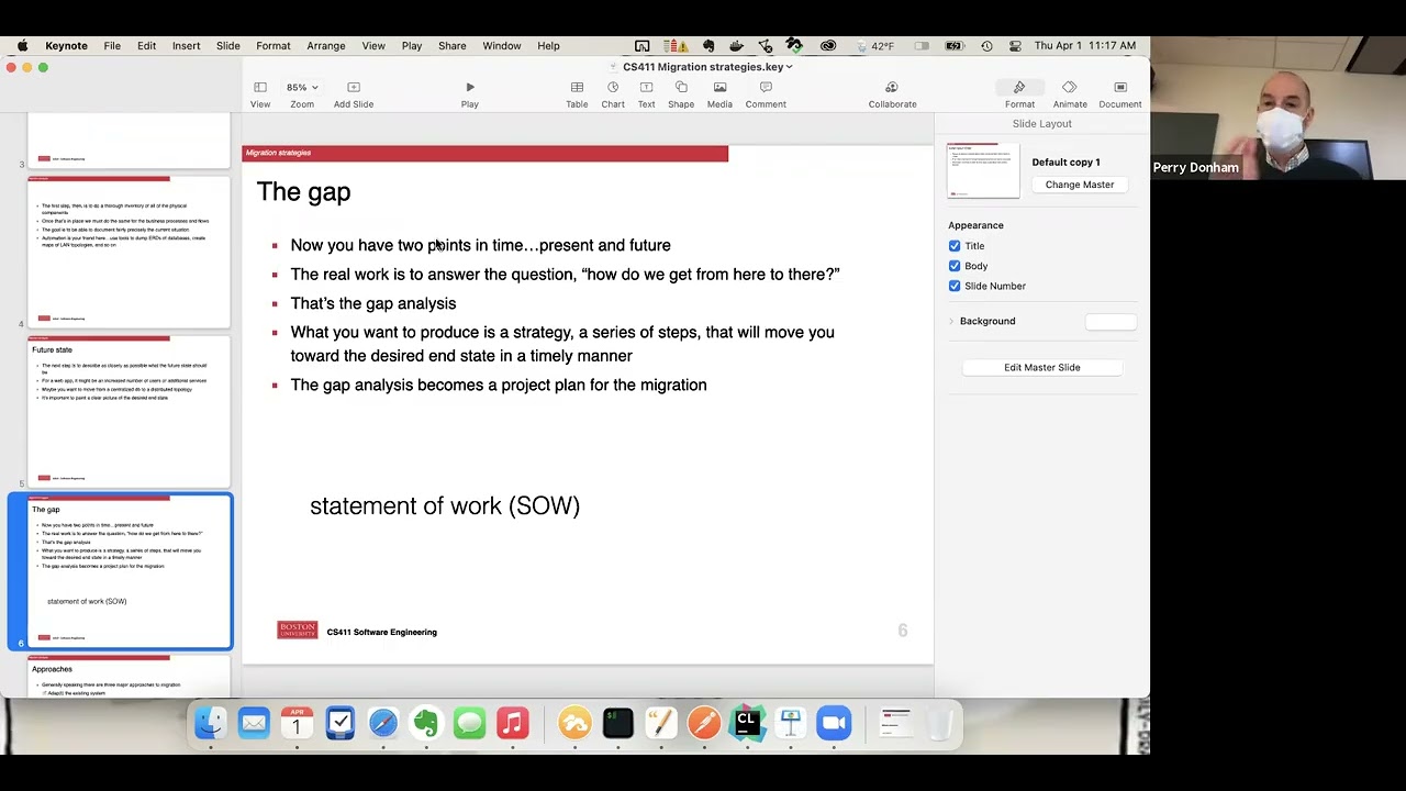 CS411 (Software Engineering) Lecture 18: Migration