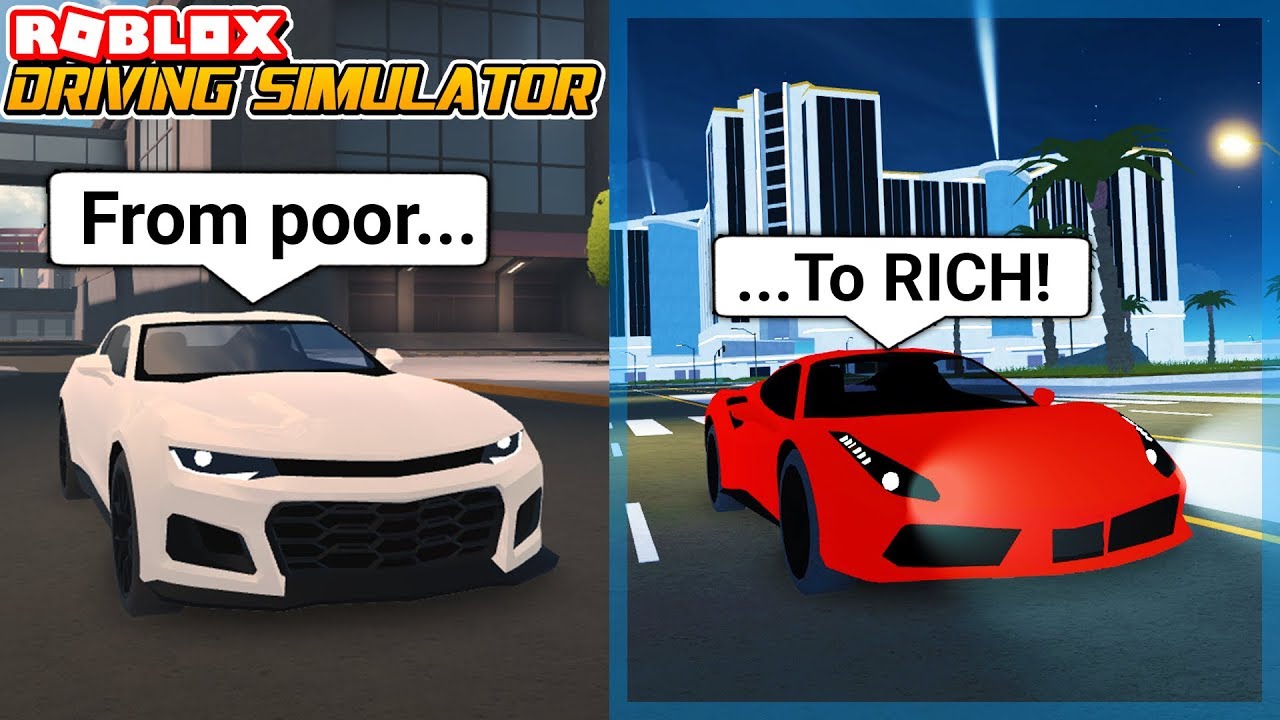Going From Poor... To RICH in Driving Simulator! [Episode 1] (Roblox)