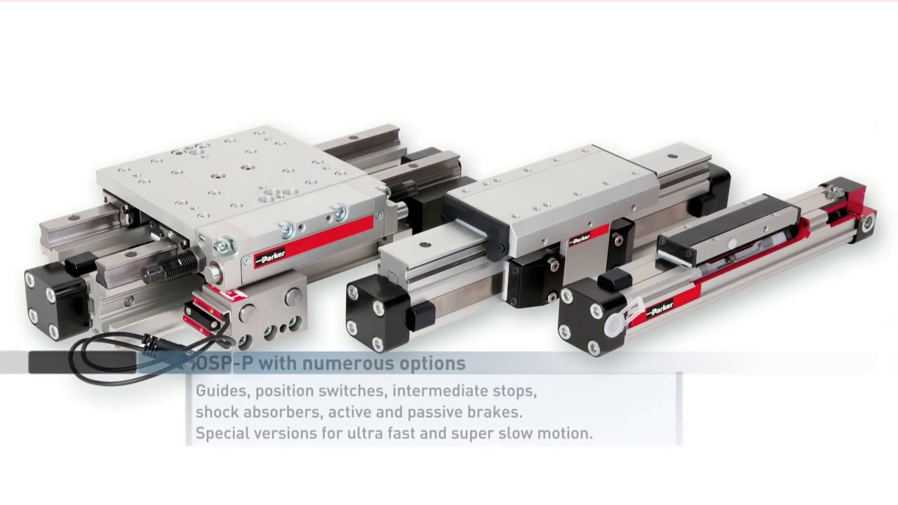 Parker Origa OSP-P Pneumatic Rodless Cylinder - PARKER ORIGA MİLSİZ SİLİNDİR