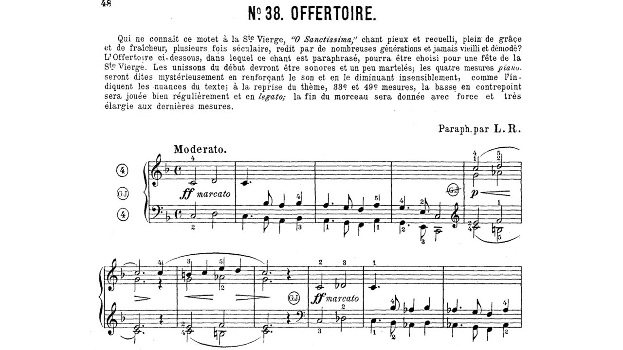 L.Raffy - Offertoire  sur 