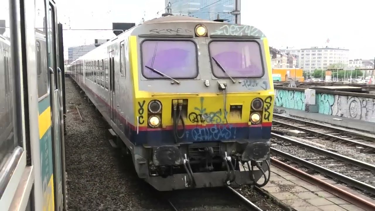NMBS SNCB HLE27 Sound | Interieur M4m | M4 Newlook | Schaarbeek - Brussel Zuid | 2023