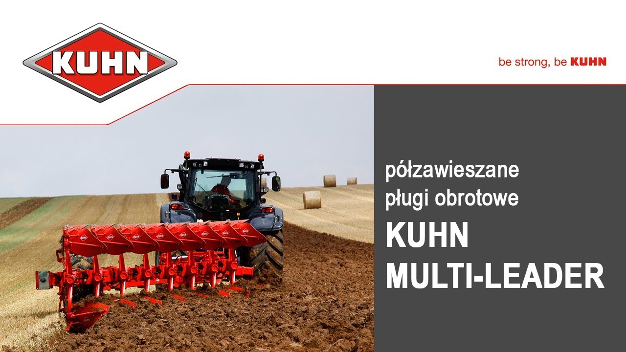 Półzawieszane pługi obrotowe KUHN Multi-Leader