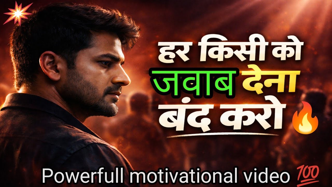 हर किसी को जवाब देना बंद करो ❌ | Silent Power Se Apni Zindagi Badlo 💪 | Best Motivational Videos
