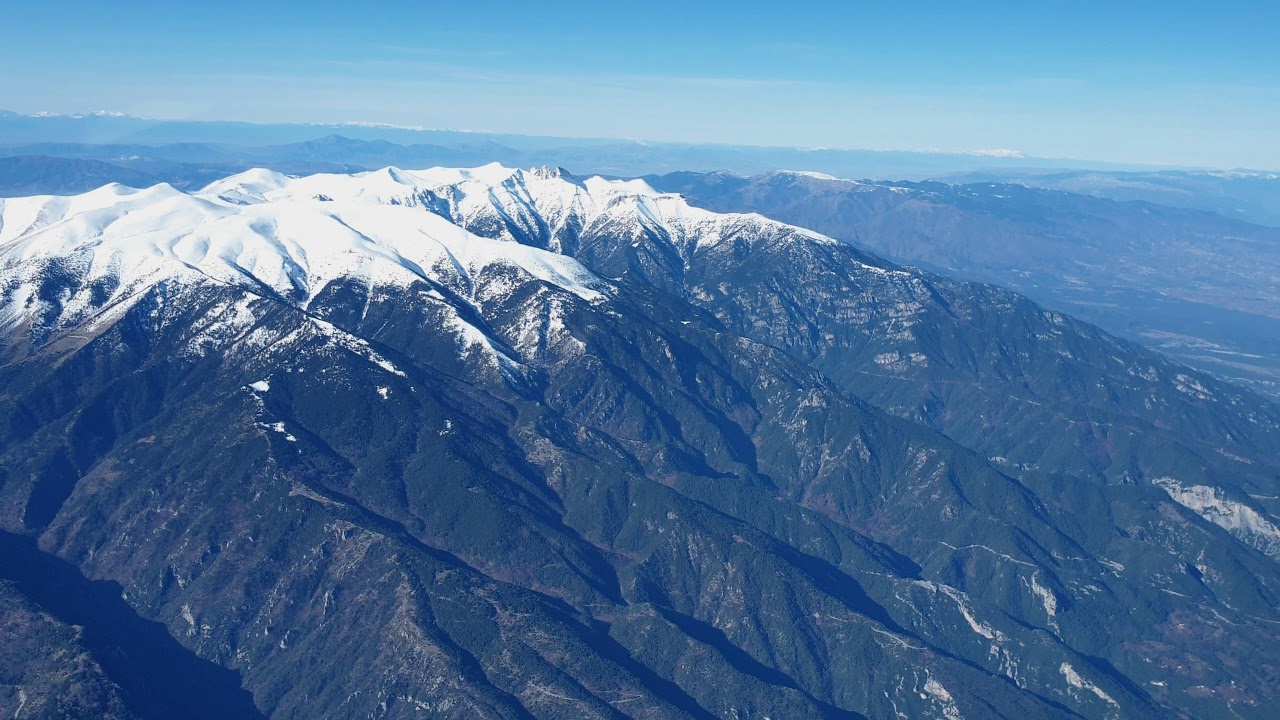 MOUNT OLYMPUS FROM 13000FT   4-1-2020   Tecnam P92 Eaglet