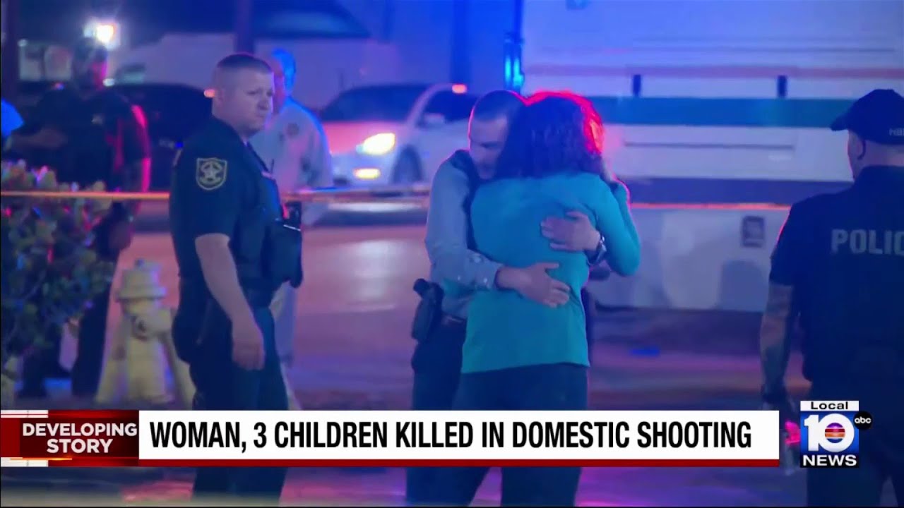 4 dead, 2 injured in Pembroke Park after domestic shooting