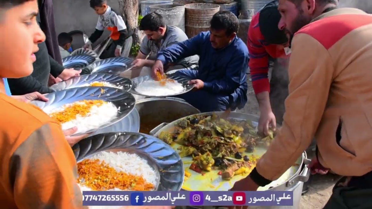 عقد قران الاخ منتضر جميل وجبه غداء 
