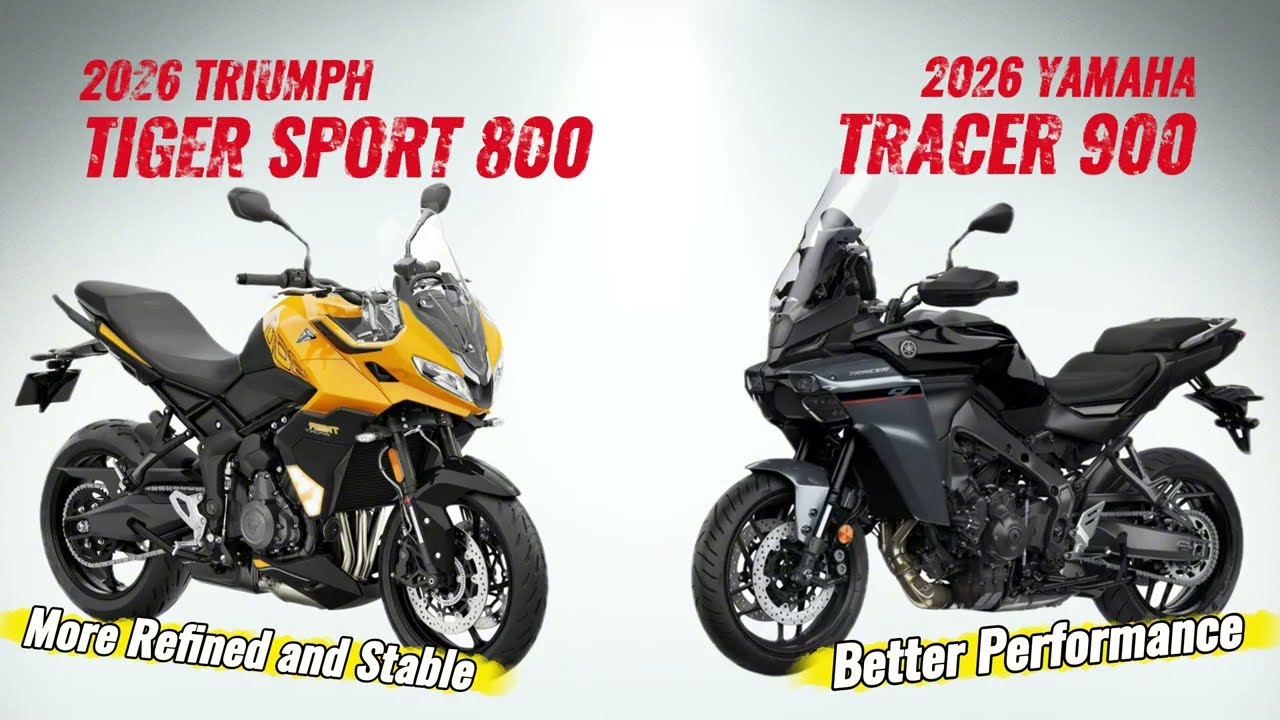 Triumph Tiger Sport 800 vs Yamaha Tracer 900 (2026) | Engine, Speed & Performance | PART 1