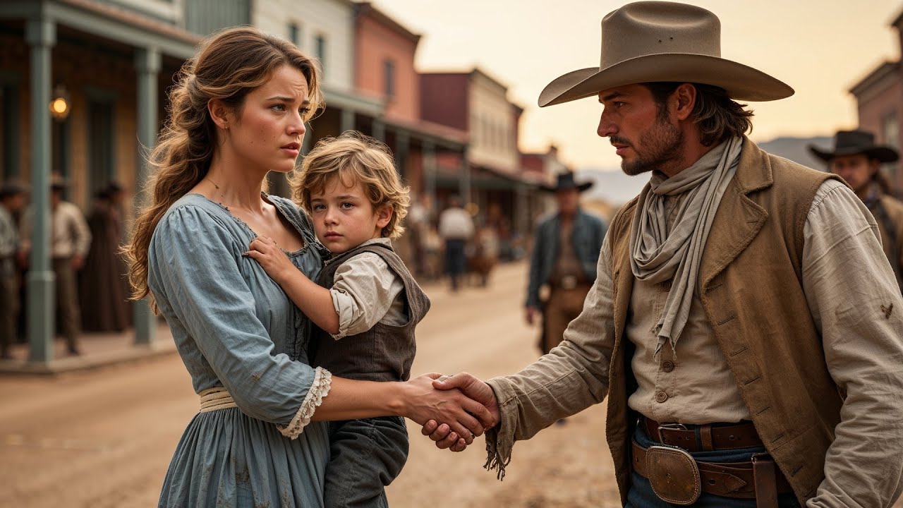 She Thought No One Would Marry Her With a Child, The Cowboy Asked in Front of Them All
