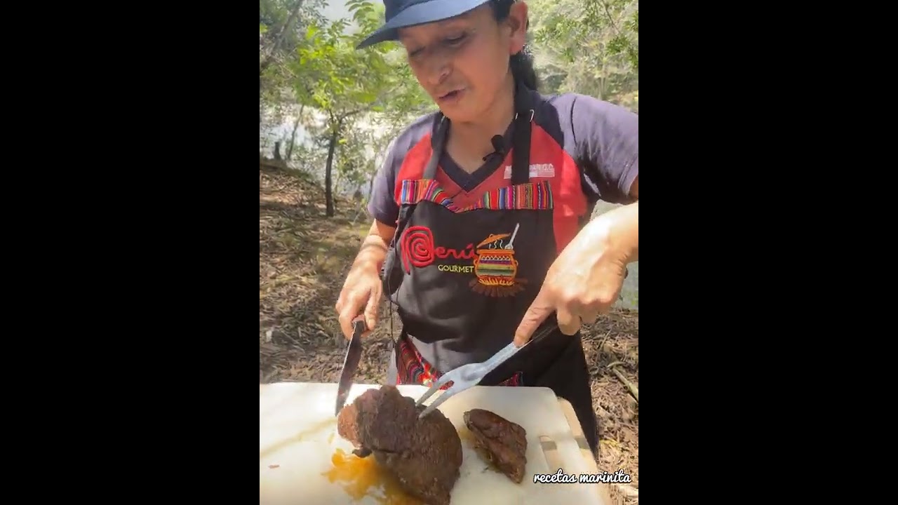 que rico asado de res, con doña marinita