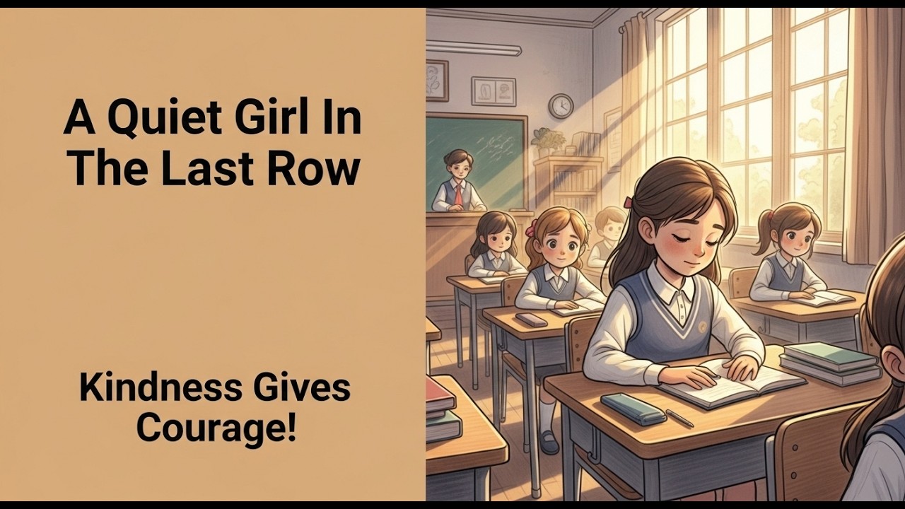 Moral Story for Kids | A Quiet Girl in the Last Row | Kindness Gives Courage 🌼