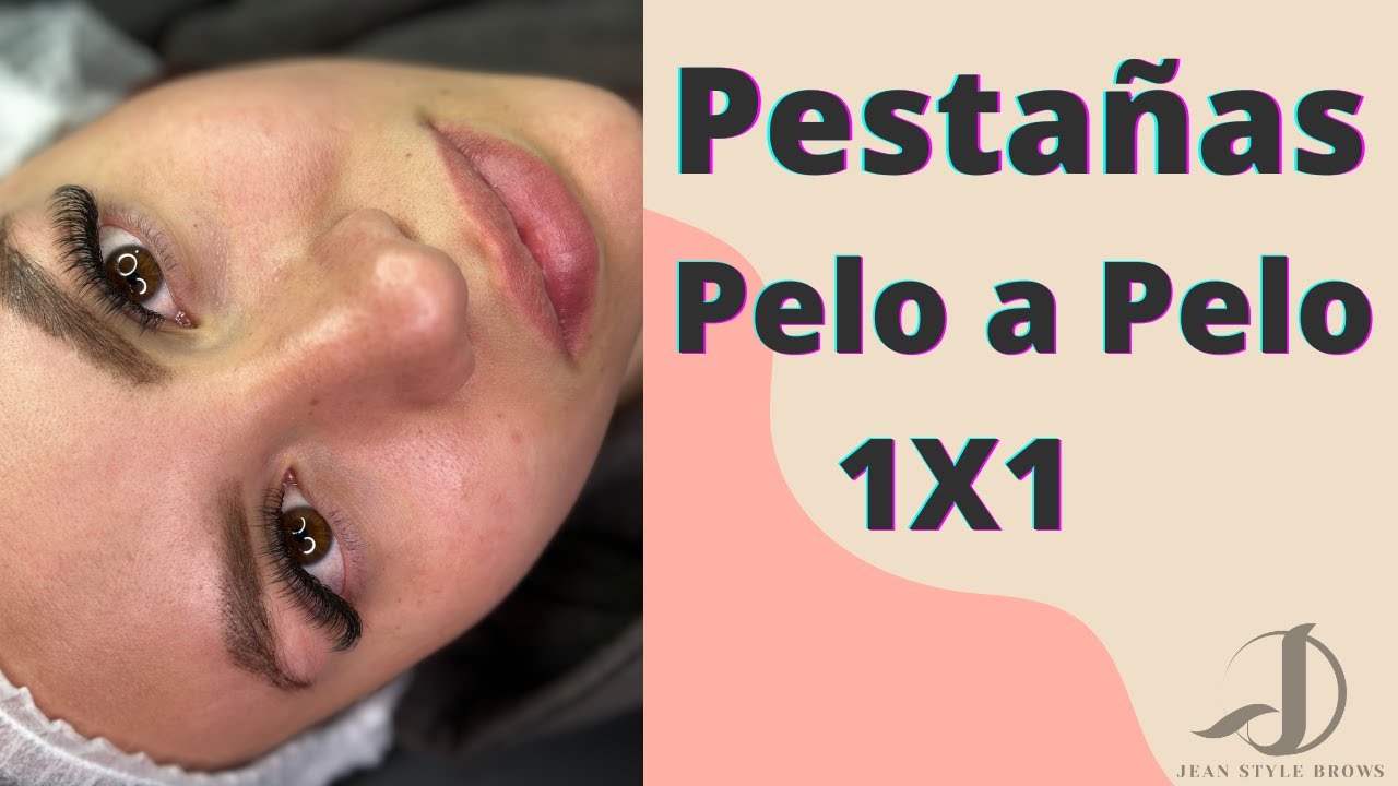 📢 Aprende a colocar Pestañas pelo a pelo 1x1 paso a paso Clase 9
